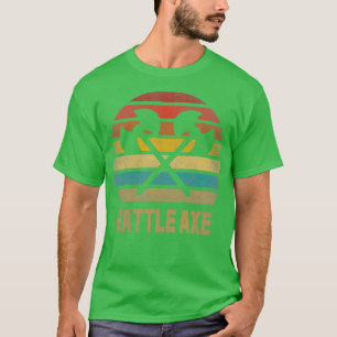Streitaxt-Waffe Retro Vintage T-Shirt