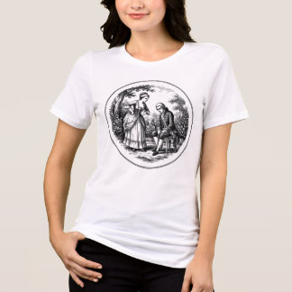 Streitendes Paar Schimpfende T-Shirt Tri-Blend Shirt
