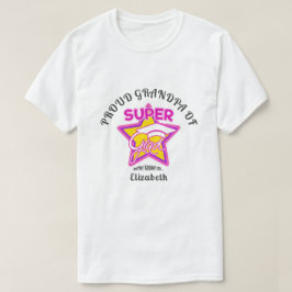 STREITGRANDPA DES Super Grad Pink bearbeitbaren Te T-Shirt