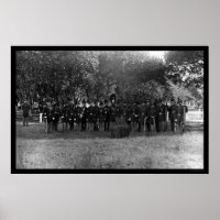 Streitkräfte-Post-Band in Fort Monroe, VA 1864