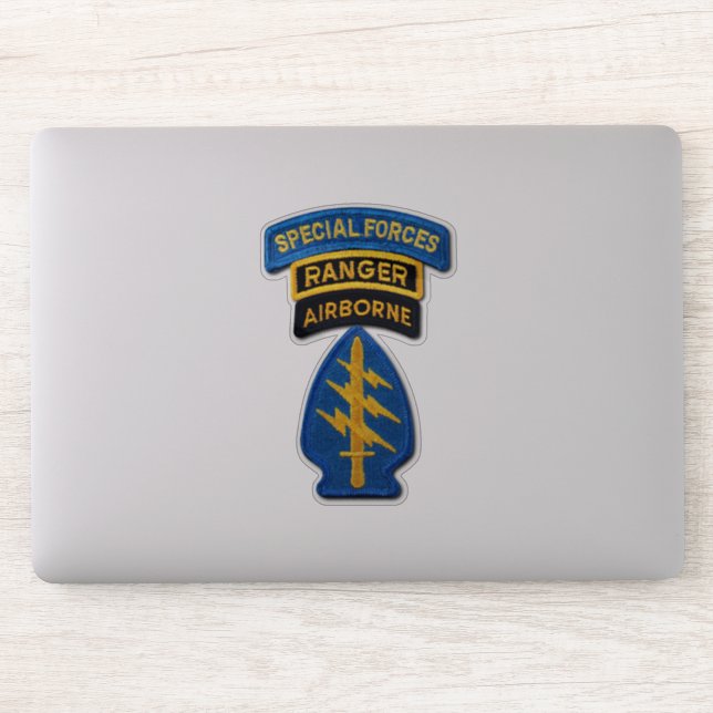 Streitkräfte SFGA Grüne Berets - Kontakt Aufkleber (Computer)