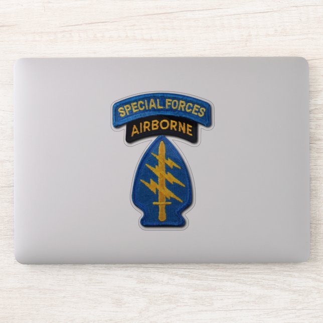 Streitkräfte SFGA Grüne Berets - Kontakt Aufkleber (Computer)