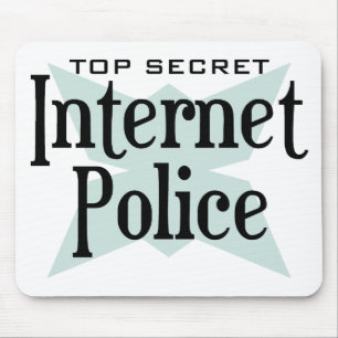 Streng geheim Intenet Polizei Mousepad