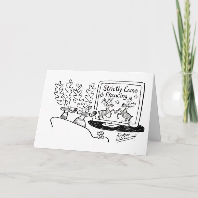 Streng kommen feiertagskarte (Vorderseite)