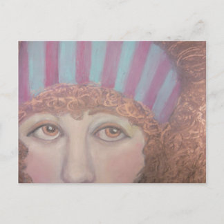 streng vintage postkarte