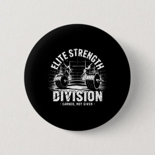 Strenge Division Deadlift Club Gym Gewichtheben Button