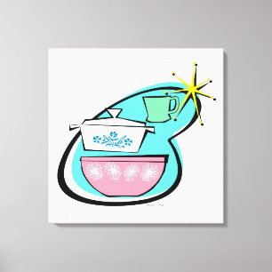 Strenge Leinwand für das Design von Atomkerware