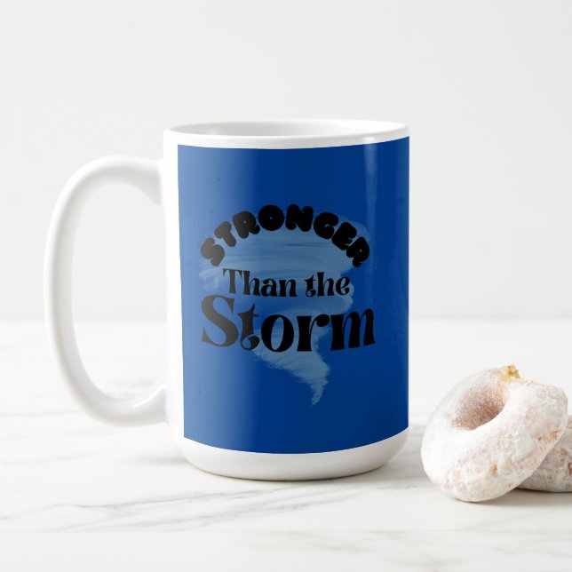 Strenger als der Sturm Kaffeetasse (Mit Donut)