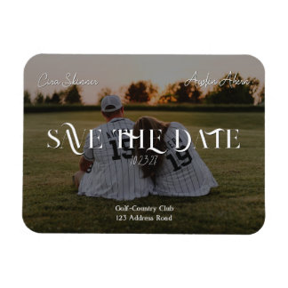 Strenges Save the Date Magnet