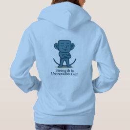 Strenght is Unbreakable Calm - Motivierend Hoodie