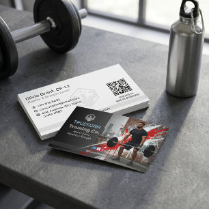 Strength Coach Business Creative Street Fitness Visitenkarte