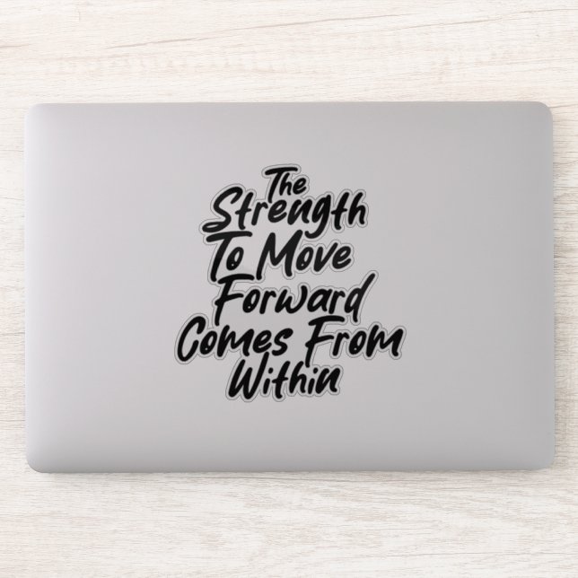 Strength From Within Mindset Aufkleber (Computer)