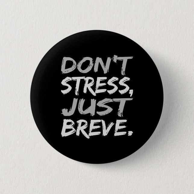Stress Breve Dyslexie Bewusstsein Silver Graphi Button (Vorderseite)