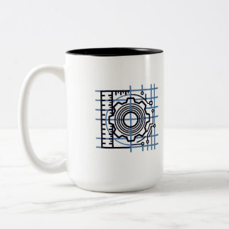 Stress → Dehnung → Kaffee | Mechaniker Tasse