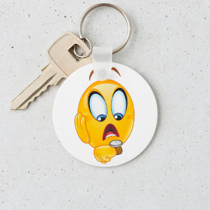 Stress-Emoji-Schlüsselanhänger Schlüsselanhänger