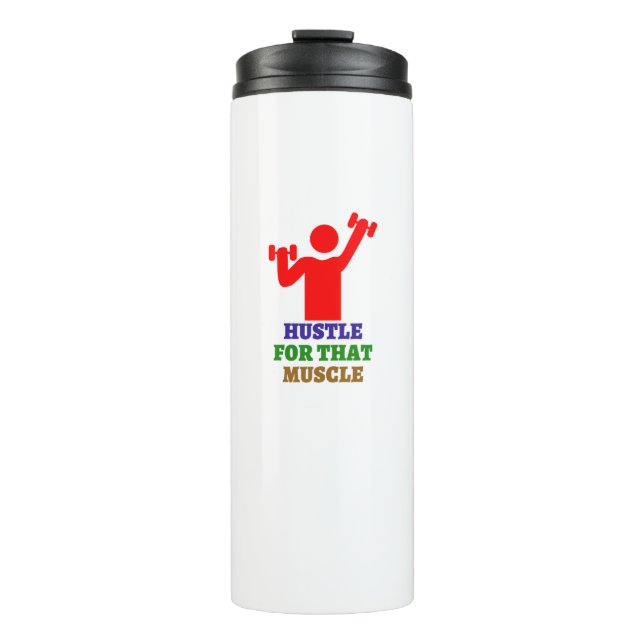 Stress für diesen Muskel | Die besten Gymnastikges Thermosbecher (Vorderseite)