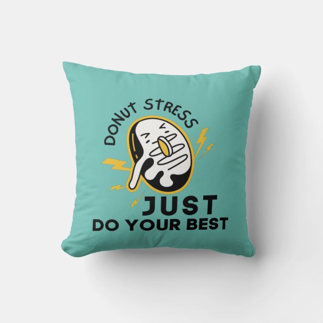 Stress im Test vermeiden, nur Ihren besten T - Shi Kissen (Vorderseite)