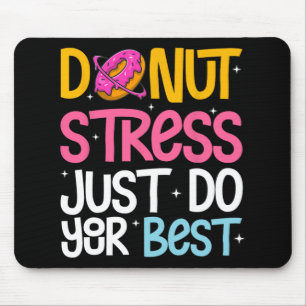 Stress macht einfach den besten Rock the Test Day Mousepad
