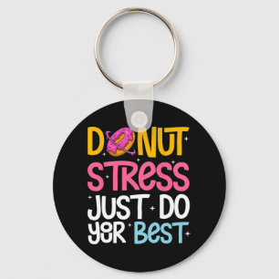 Stress macht einfach den besten Rock the Test Day Schlüsselanhänger