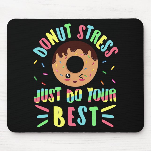 Stress macht einfach Ihr Bestes - Testlehrer Mousepad (Vorne)