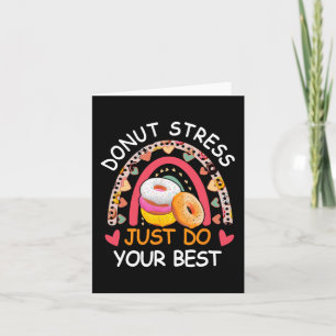 Stress macht einfach unseren besten Rock the Test Karte