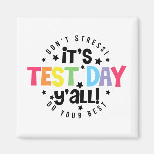 Stress macht Ihr Bestes, das Sie an diesem Testtag Magnet
