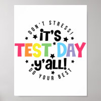 Stress macht Ihr Bestes, das Sie an diesem Testtag