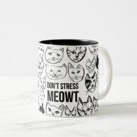 Stress Meowt Funny Cat nicht