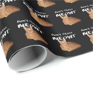 Stress Meowt nicht - Orange Cat Stress Me out Geschenkpapier