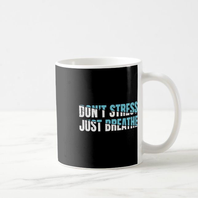 Stress nicht nur ein Geschenk Nerven Spannung Kaffeetasse (Rechts)