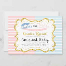 Stress oder Lashes Gender Reveitation Einladung