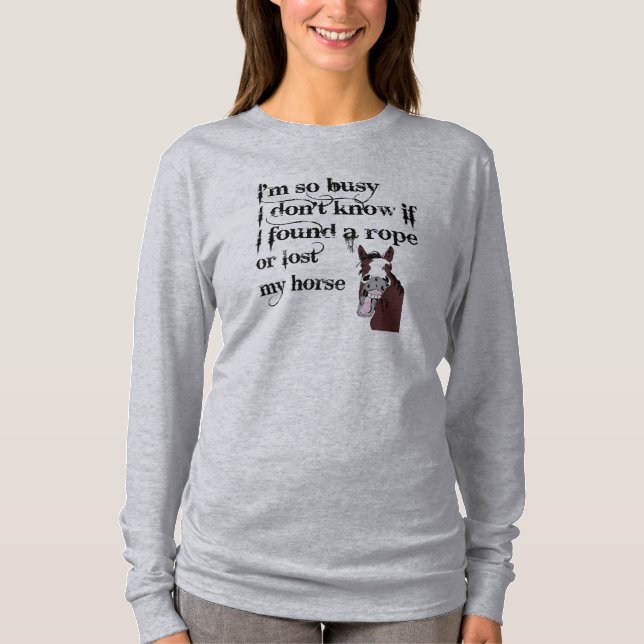 Stress Quote Funny Cartoon T-Shirt (Vorderseite)