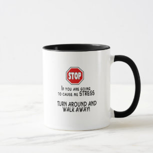 Stress stoppen tasse