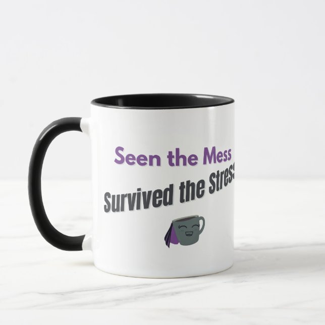 Stress Survivor Tasse - Funny Resilience Gift (Links)