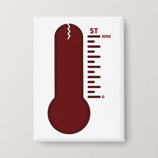 Stress-Thermometer-Knopf Button (Vorderseite)