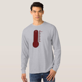 Stress-Thermometer Langarm-T-Shirt T-Shirt