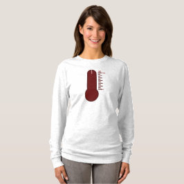 Stress-Thermometer Langarm-T-Shirt T-Shirt