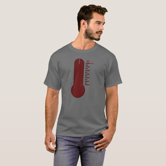 Stress Thermometer T-Shirt (Vorne ganz)