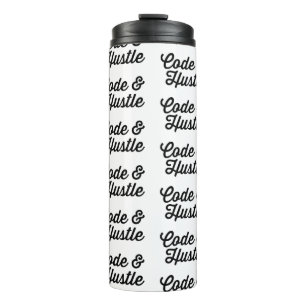 Stress und Code Thermosbecher