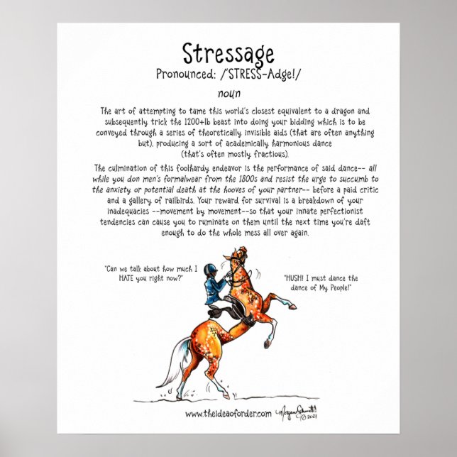 Stressage Poster (Vorne)