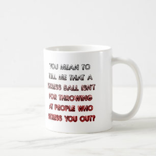 Stressball Lustiger Becher oder Reisebecher Tasse