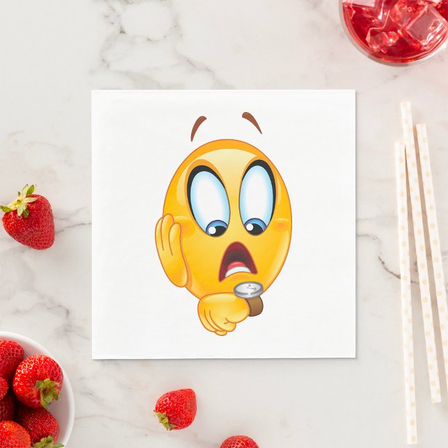 Stressed Emoji Napkins Serviette (Von Creator hochgeladen)