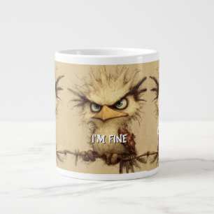 StressedBird I'm Fine It's FIne Alles ist gut Jumbo-Tasse