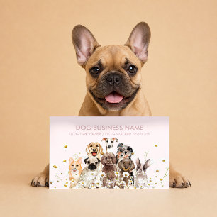 Stressfreies Handling von Hunden Visitenkarte