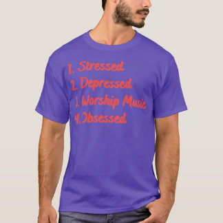 Stressgedämpfte Wortmusik T-Shirt