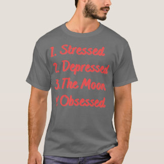 Stressgeplagter Mond T-Shirt