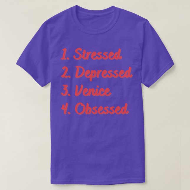 Stressgeplagtes Venedig T-Shirt (Design vorne)