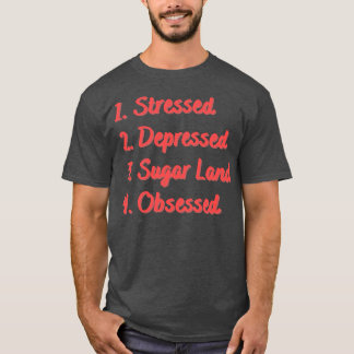 Stressgepresste Zuckerflächen T-Shirt