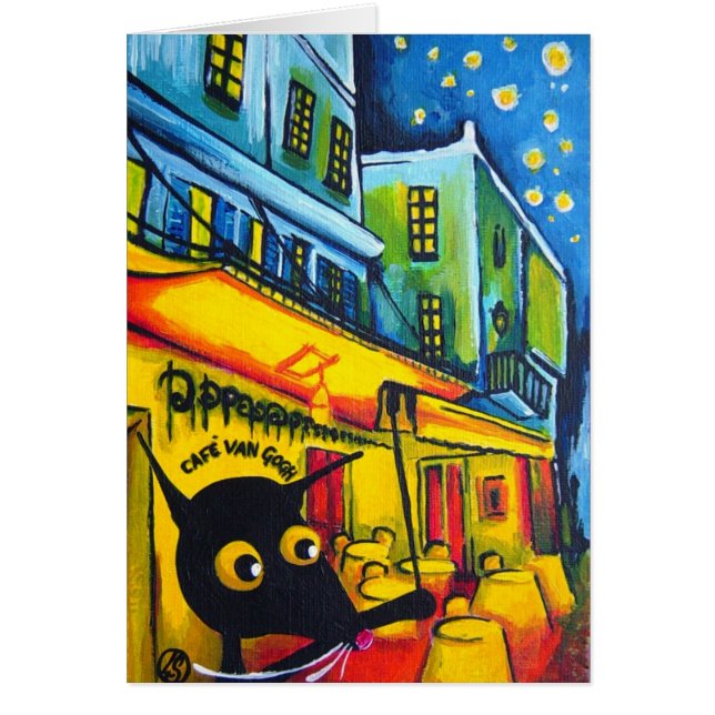 Stressie Katze u. Van Gogh (Vorne)