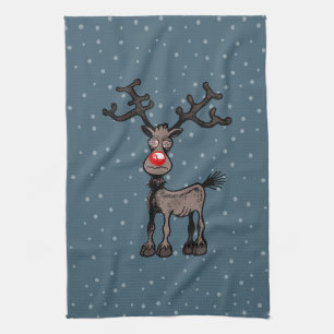 Stressiges Weihnachten mit Rudolf Geschirrtuch